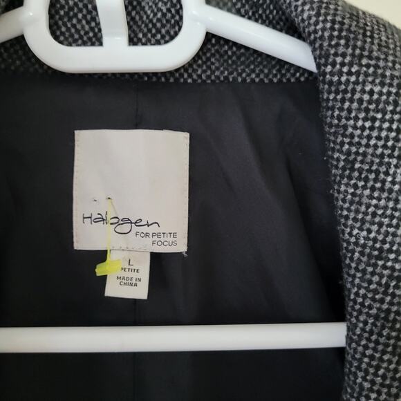 Halogen Moto Wool Blend Jacket Large Petite - Picture 3 of 6